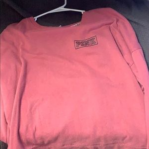 Pink swearer shirt